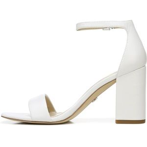 Sam Edelman White Block Heels